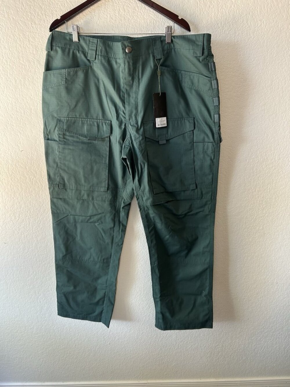 FREE SOLDIER Men's Outdoor Cargo Tactical  Pants with Belt 40W x 32L, Olive